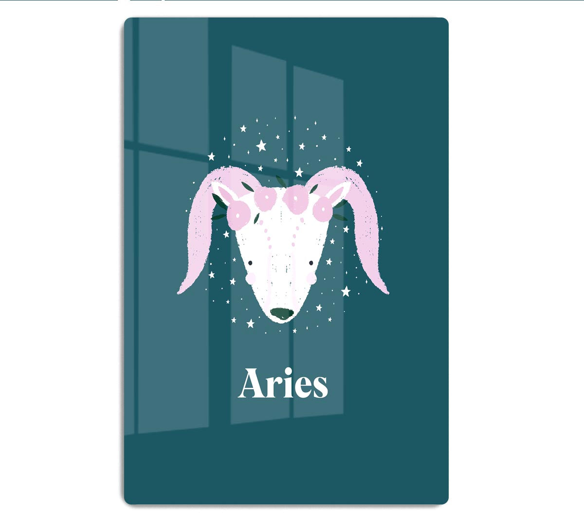 Aries Empowerment Print Acrylic Block - Canvas Art Rocks - 1