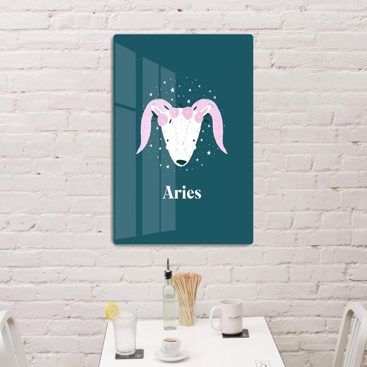 Aries Empowerment Print Acrylic Block - Canvas Art Rocks - 3