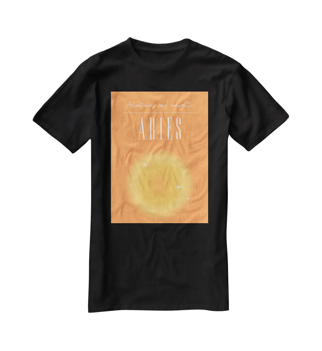 Aries Zodiac Passion Print T-Shirt - Canvas Art Rocks - 1