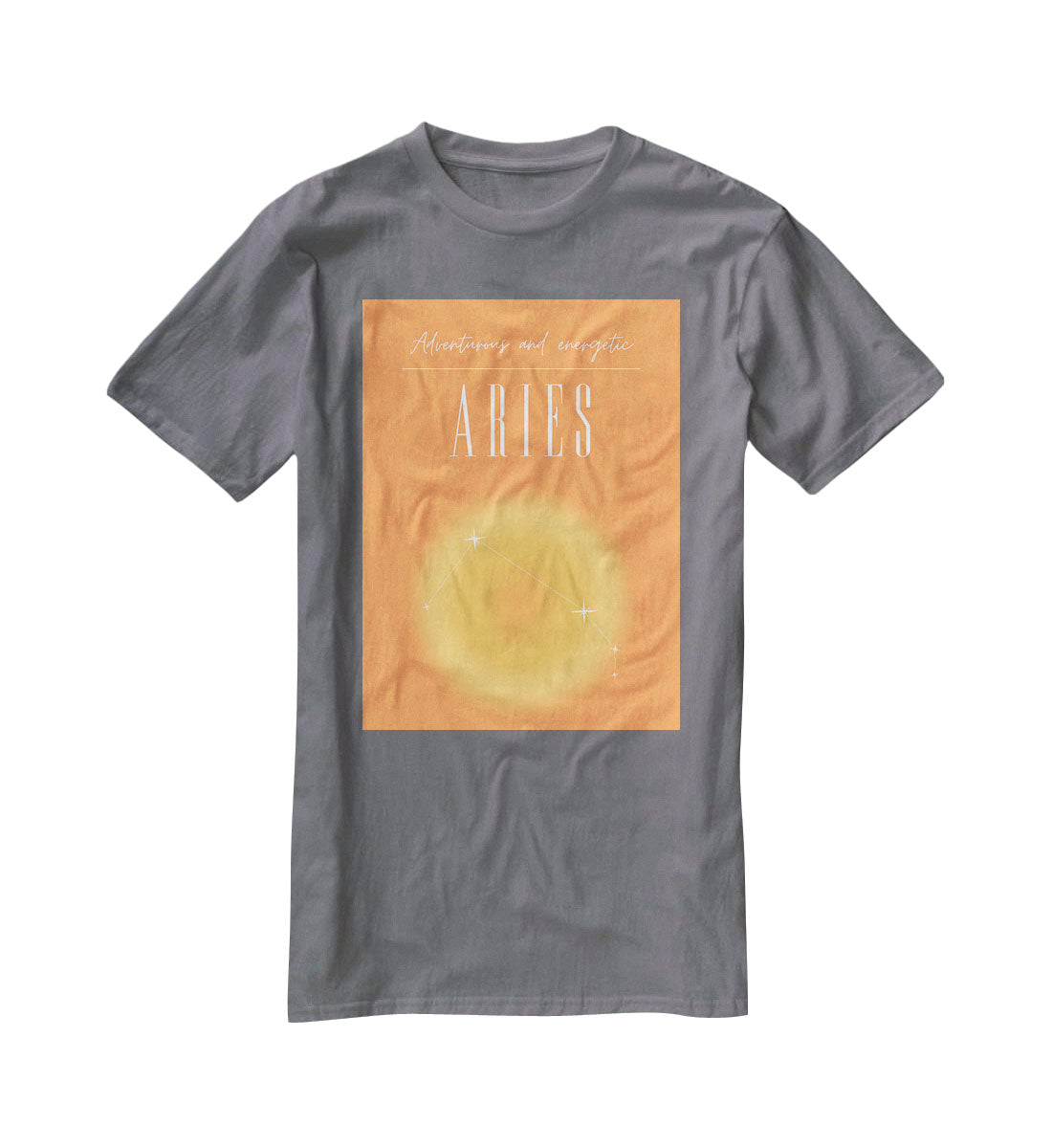 Aries Zodiac Passion Print T-Shirt - Canvas Art Rocks - 3