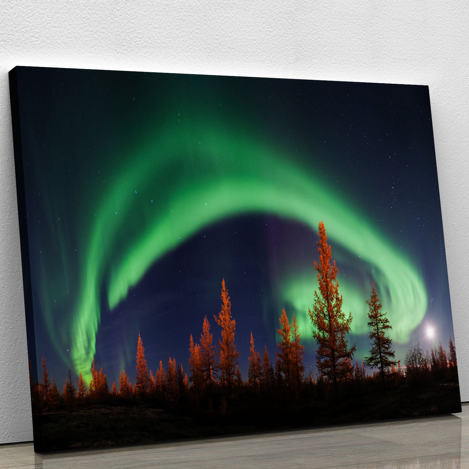 Aurora Polar lights Canvas Print or Poster - Canvas Art Rocks - 1