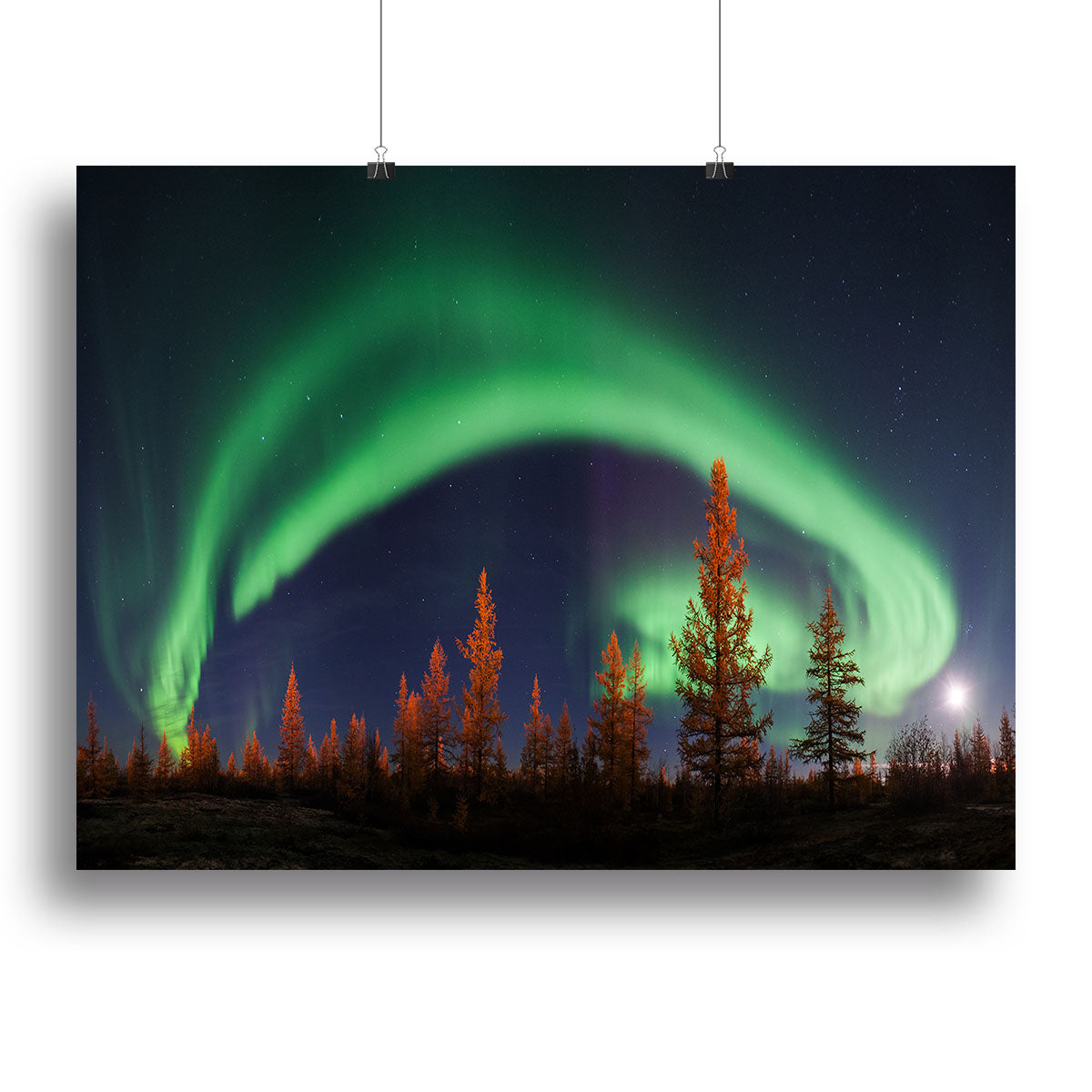 Aurora Polar lights Canvas Print or Poster - Canvas Art Rocks - 2