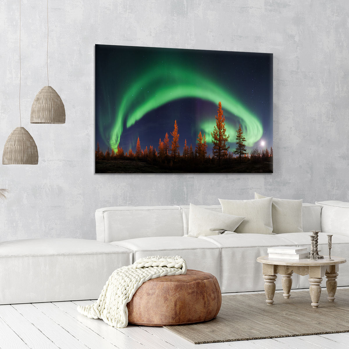 Aurora Polar lights Canvas Print or Poster - Canvas Art Rocks - 6