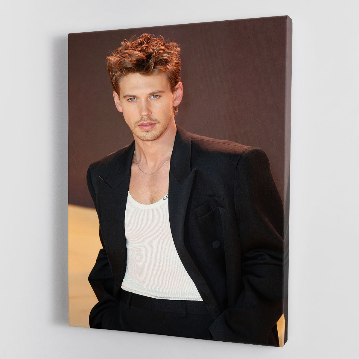 Austin Butler at the premiere of Dune part two Canvas Print or Poster ...