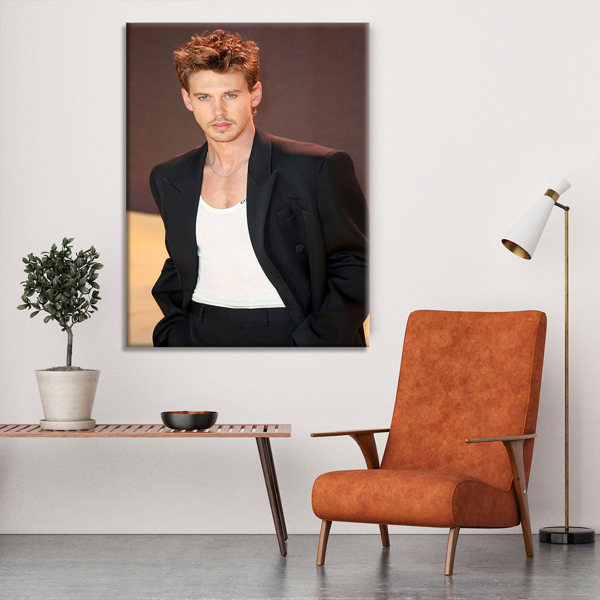 Austin Butler at the premiere of Dune part two Canvas Print or Poster - Canvas Art Rocks - 6