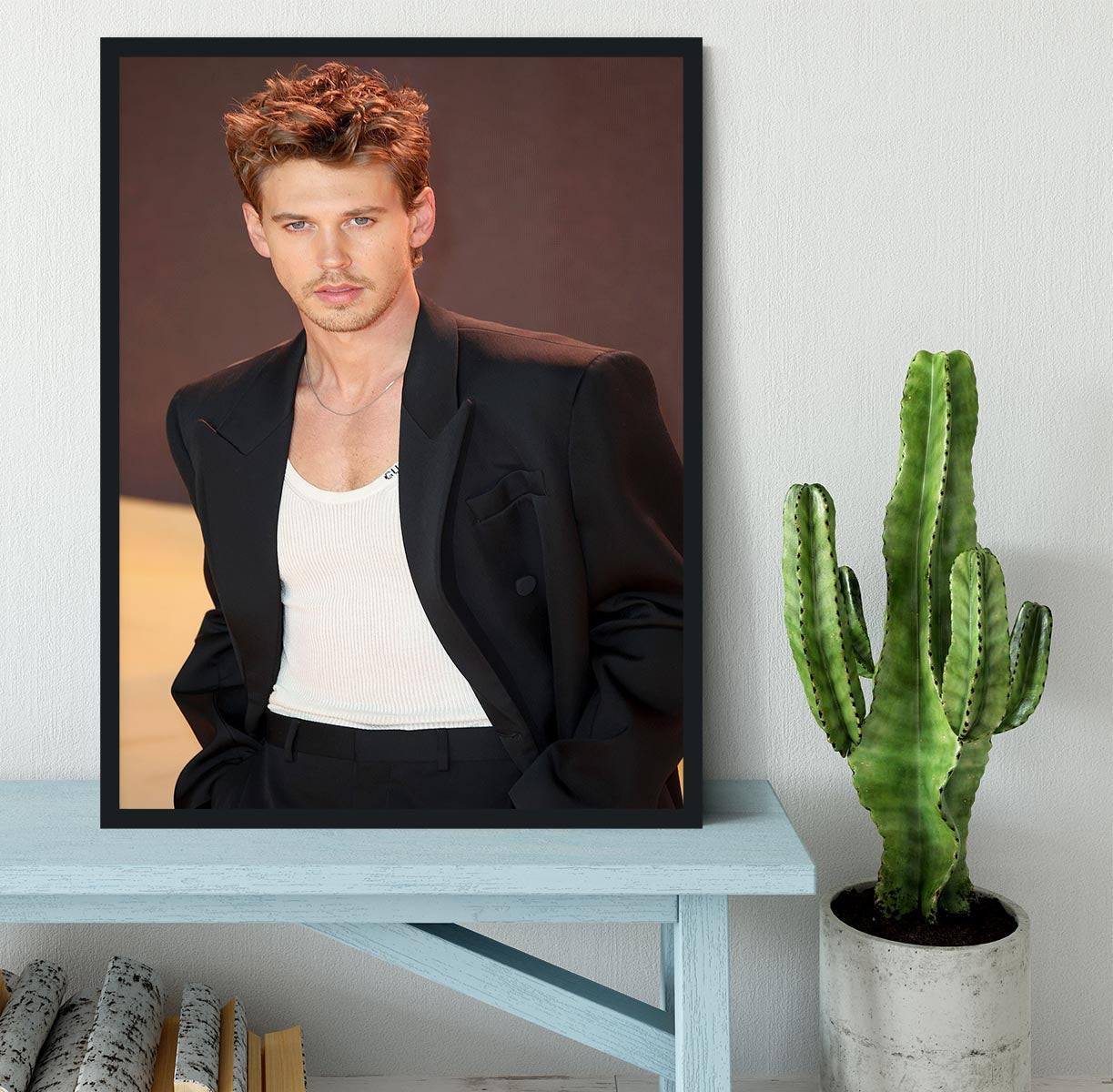 Austin Butler at the premiere of Dune part two Framed Print - Canvas Art Rocks - 2