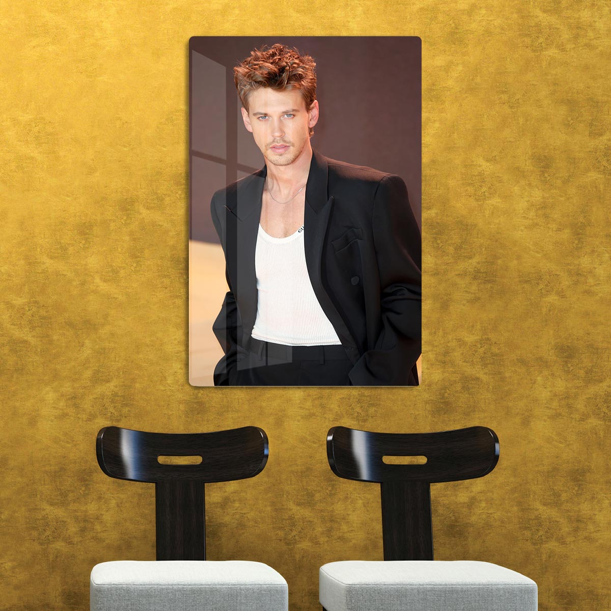 Austin Butler at the premiere of Dune part two Acrylic Block - Canvas Art Rocks - 2