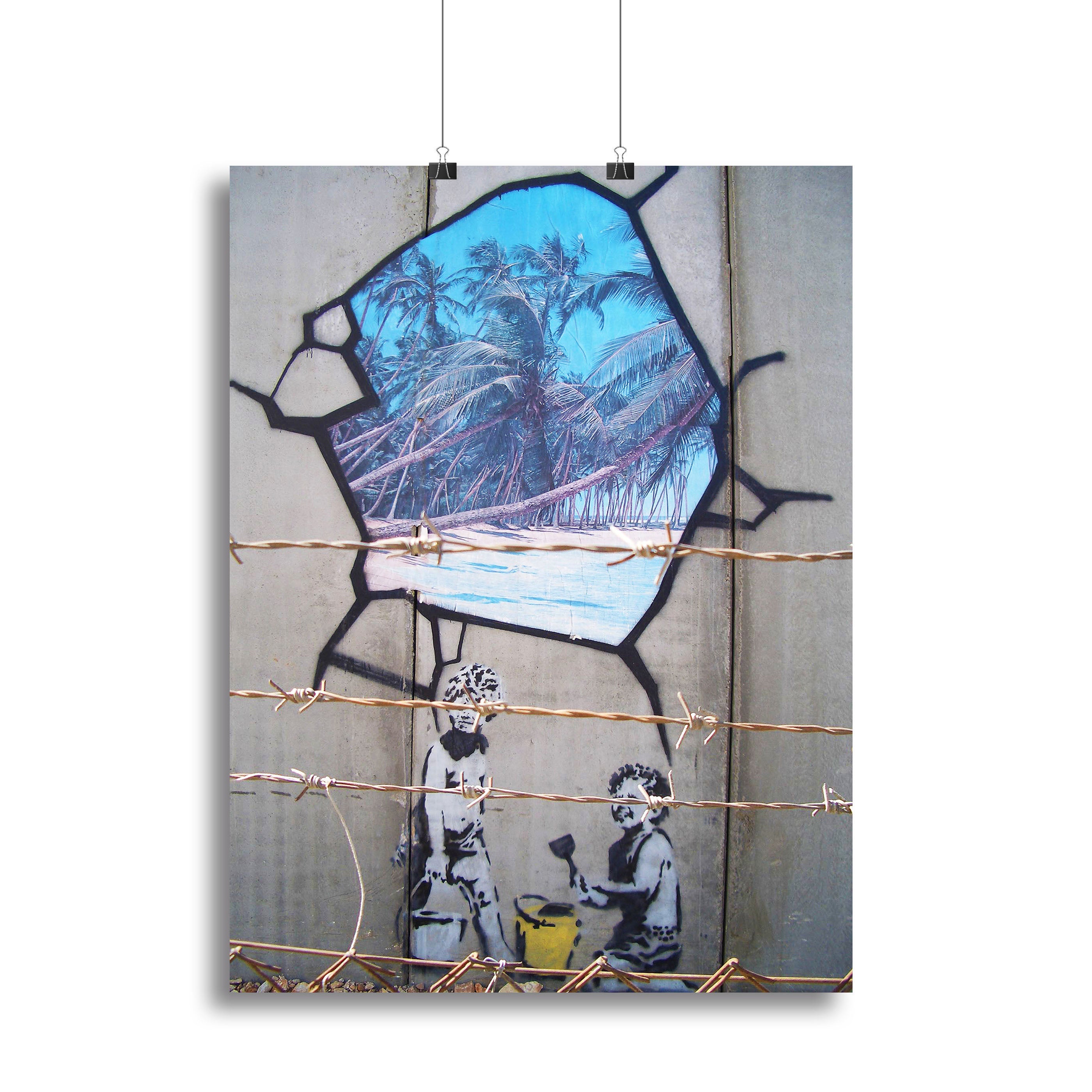 Banksy Finding Paradise Poster - Unframed