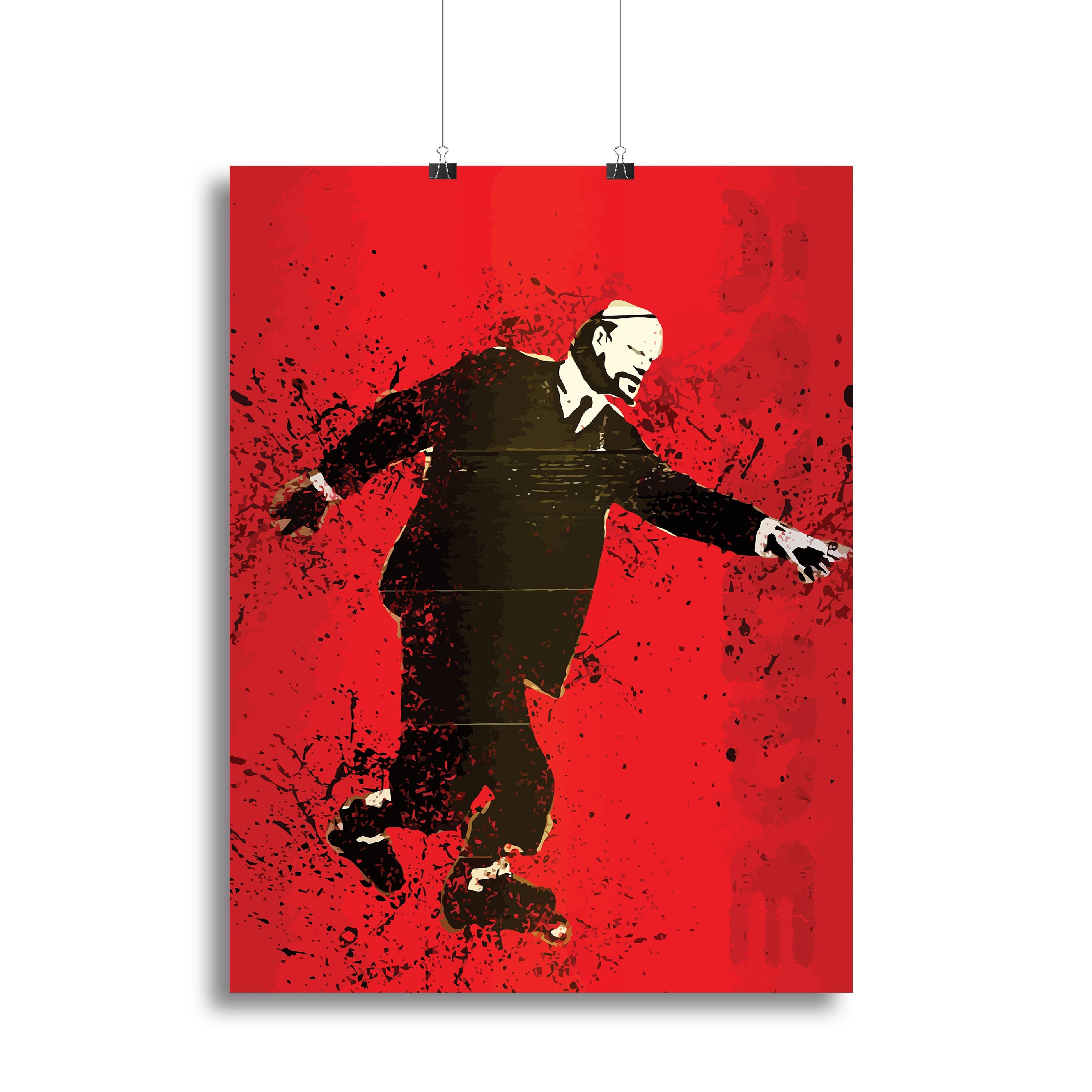 Banksy Lenin on Roller Blades Poster - Unframed