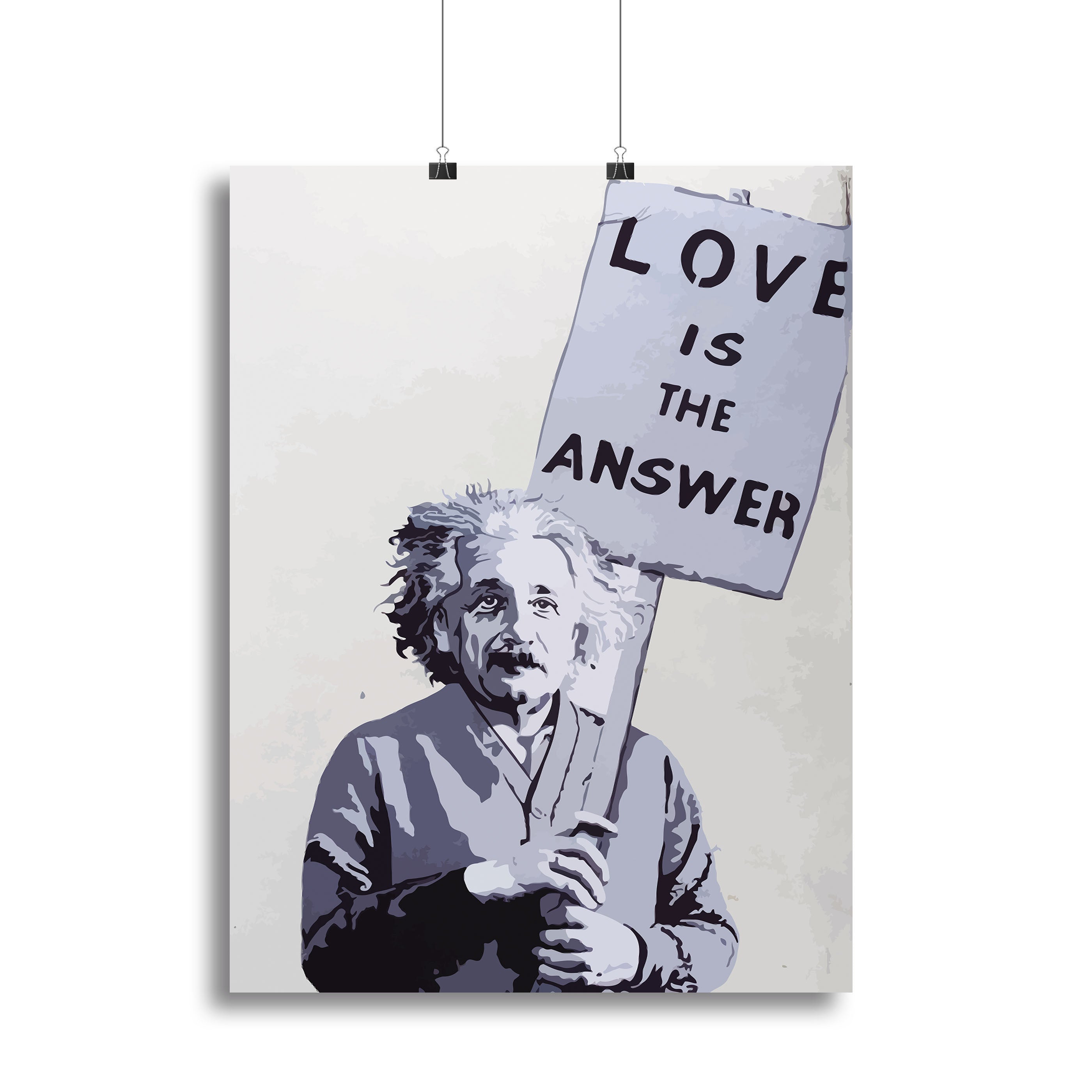 Banksy Love Is The Answer Poster - Unframed