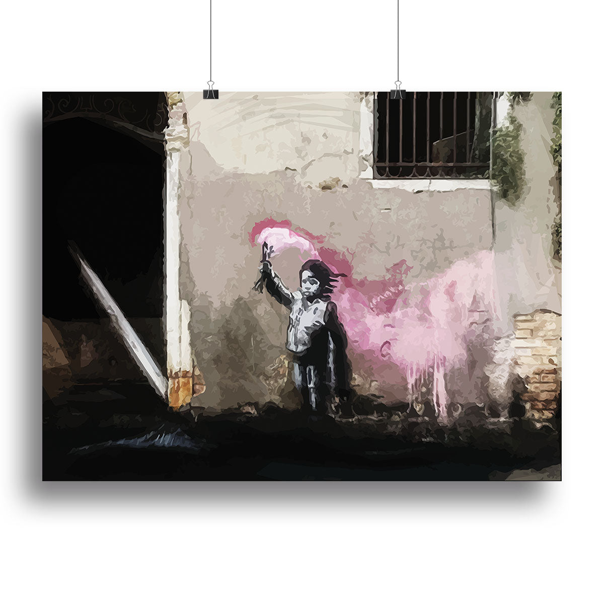 Banksy Migrant Child Venice Poster - Unframed