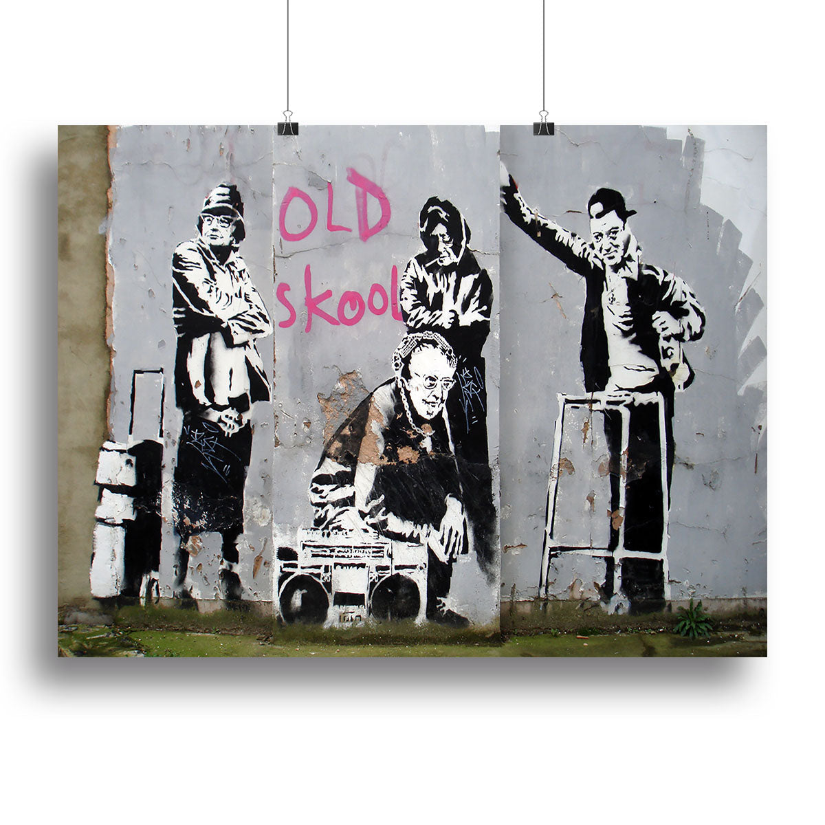 Banksy Old Skool Poster - Unframed