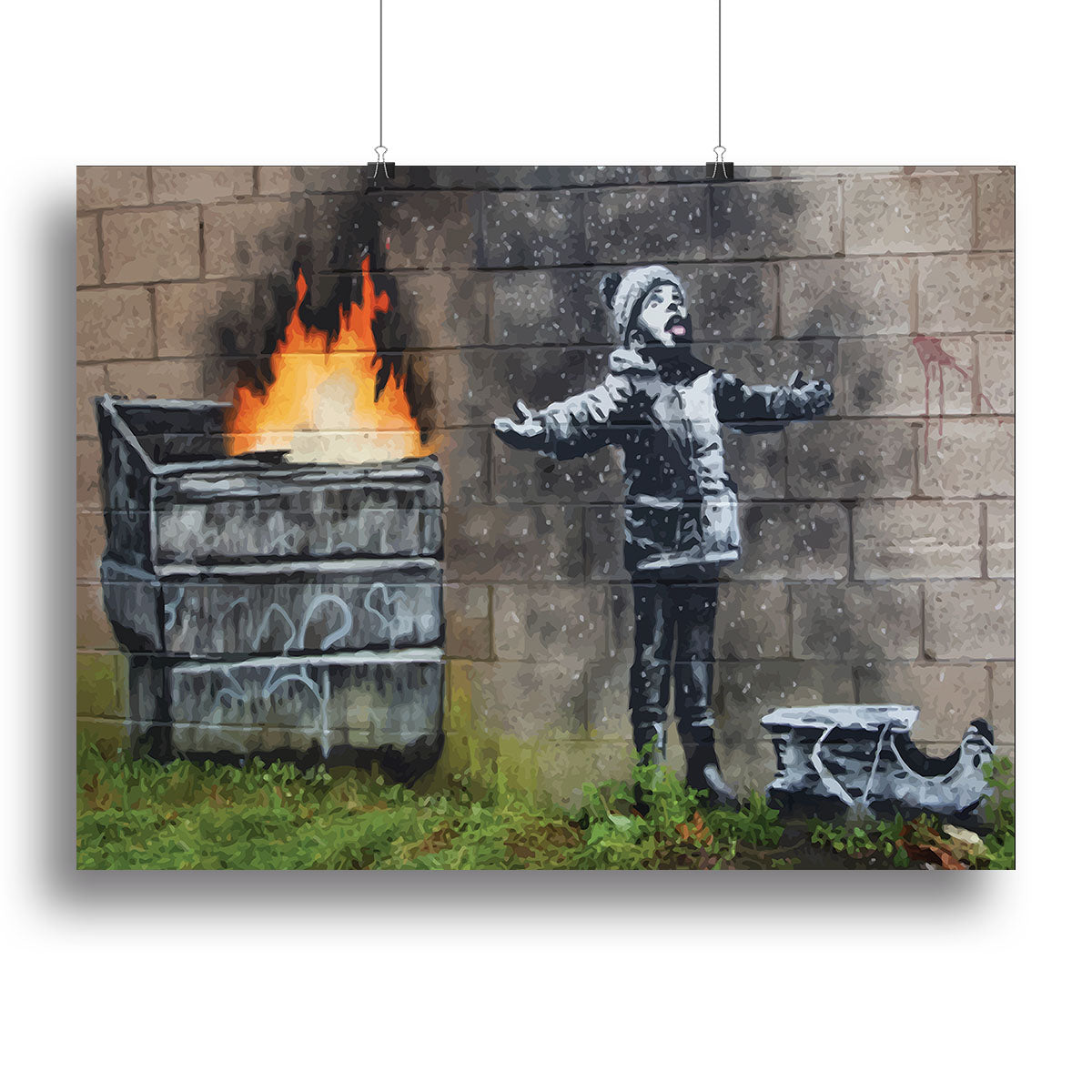 Banksy Seasons Greeting Poster - Unframed