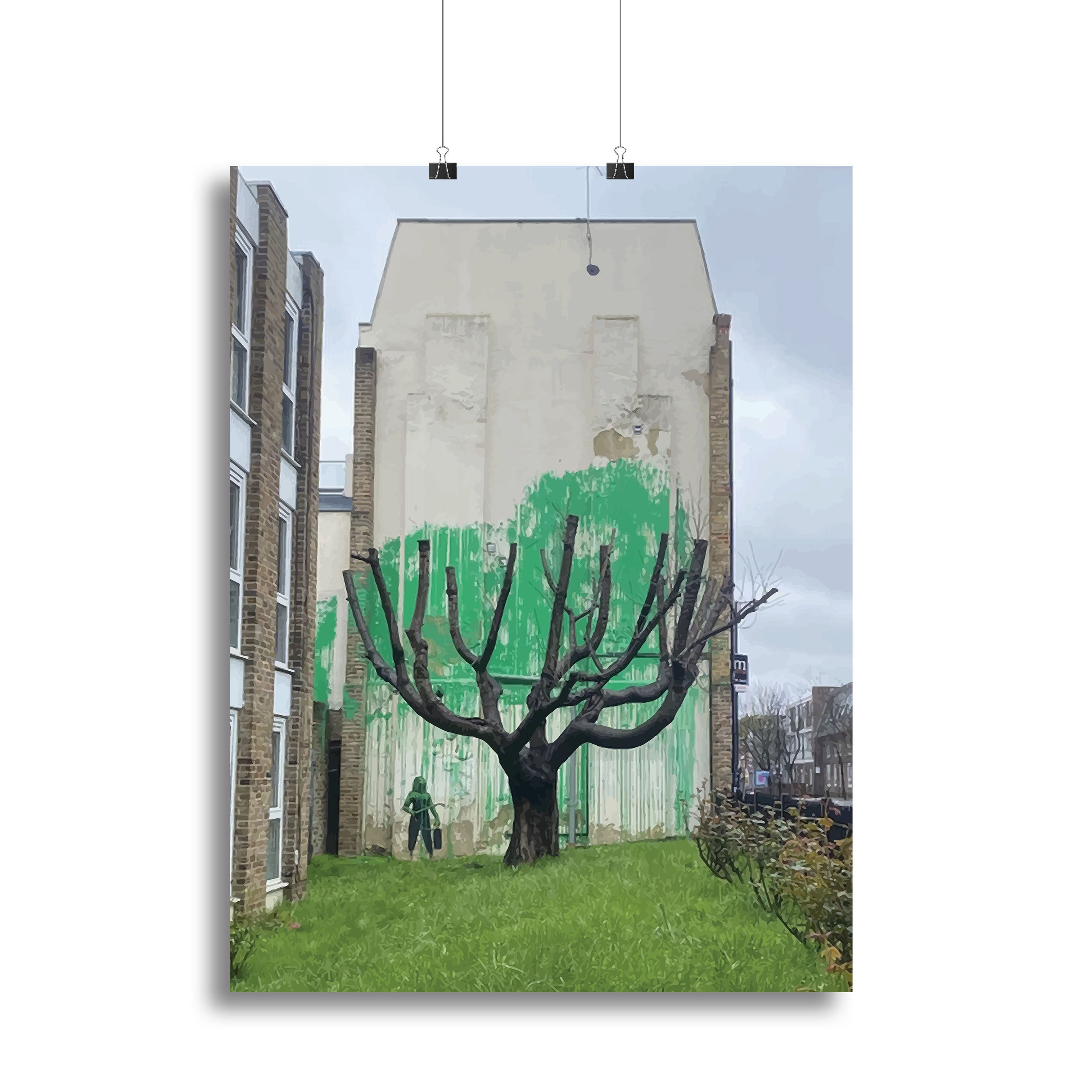 Banksy Tree Finsbury Park Canvas Print or Poster - Canvas Art Rocks - 2