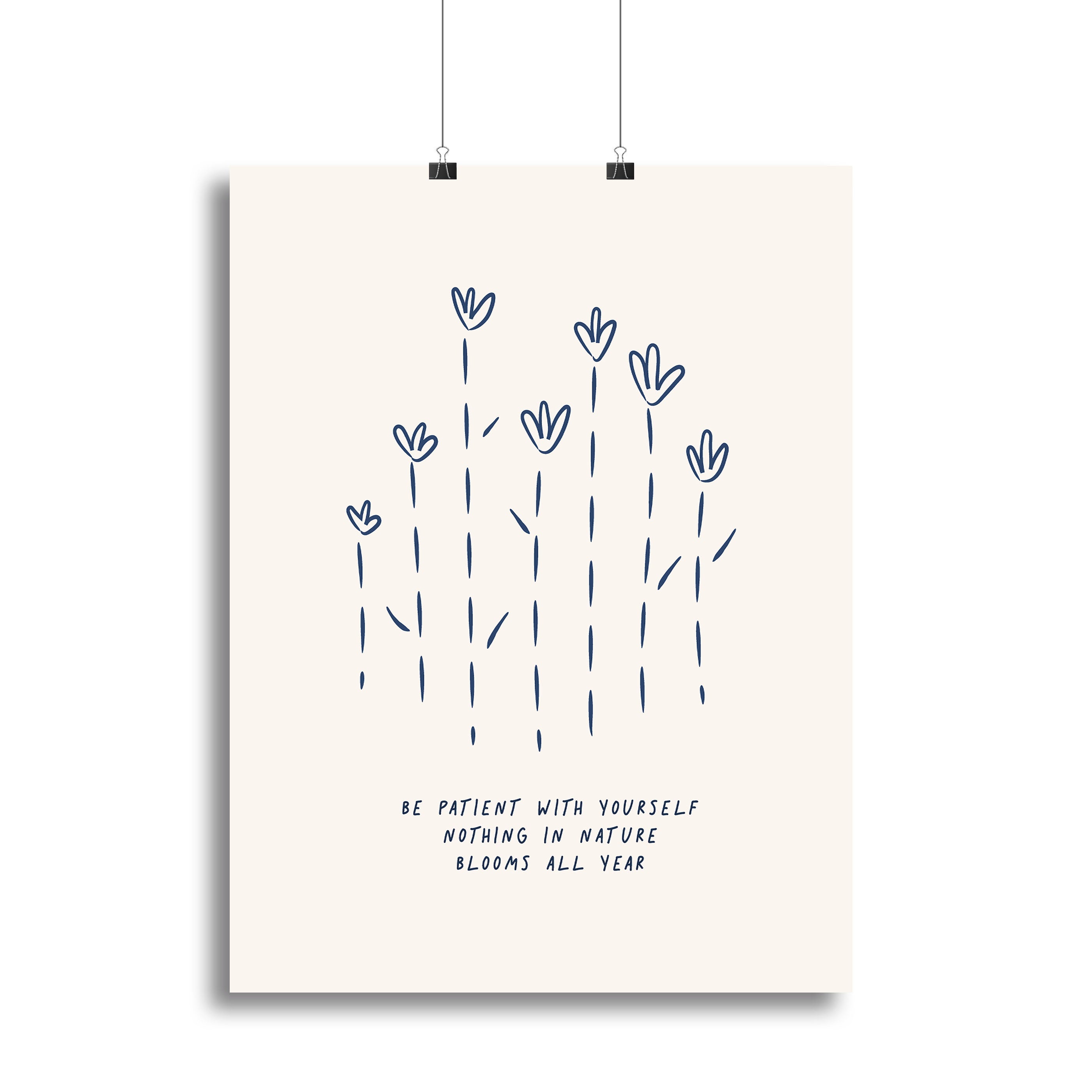 Be Patient With Yourself Canvas Print or Poster - Canvas Art Rocks - 2