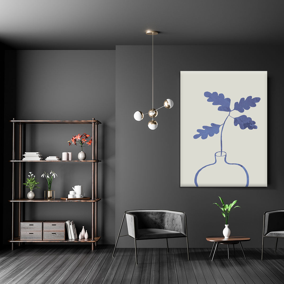 Blue Oak Plant Canvas Print or Poster - 1x - 5