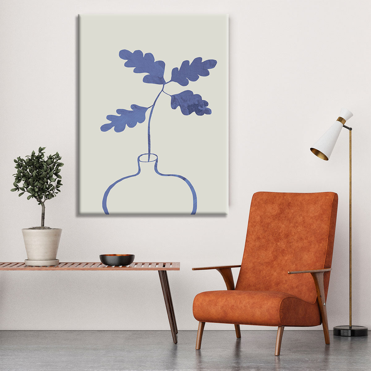Blue Oak Plant Canvas Print or Poster - 1x - 6