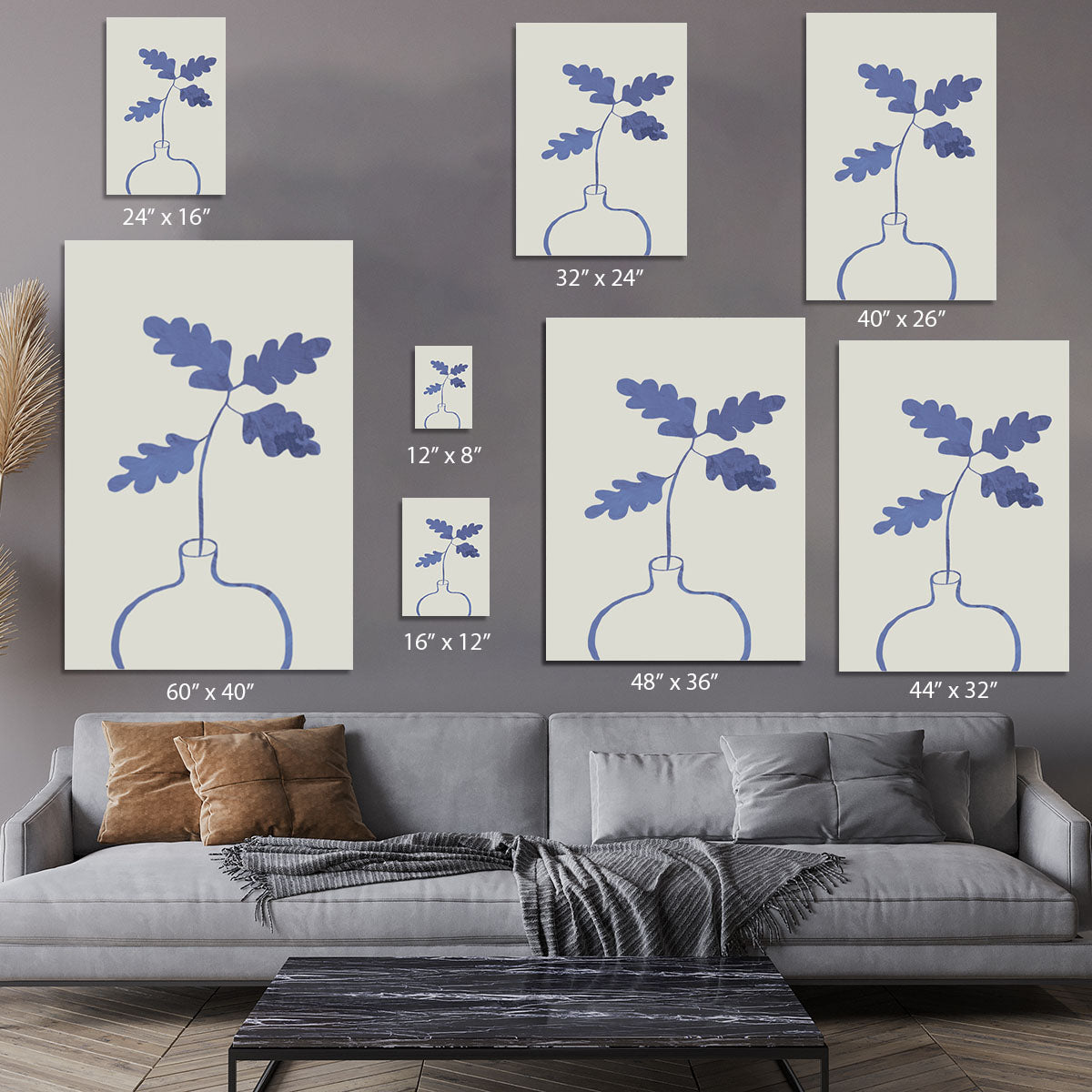Blue Oak Plant Canvas Print or Poster - 1x - 7