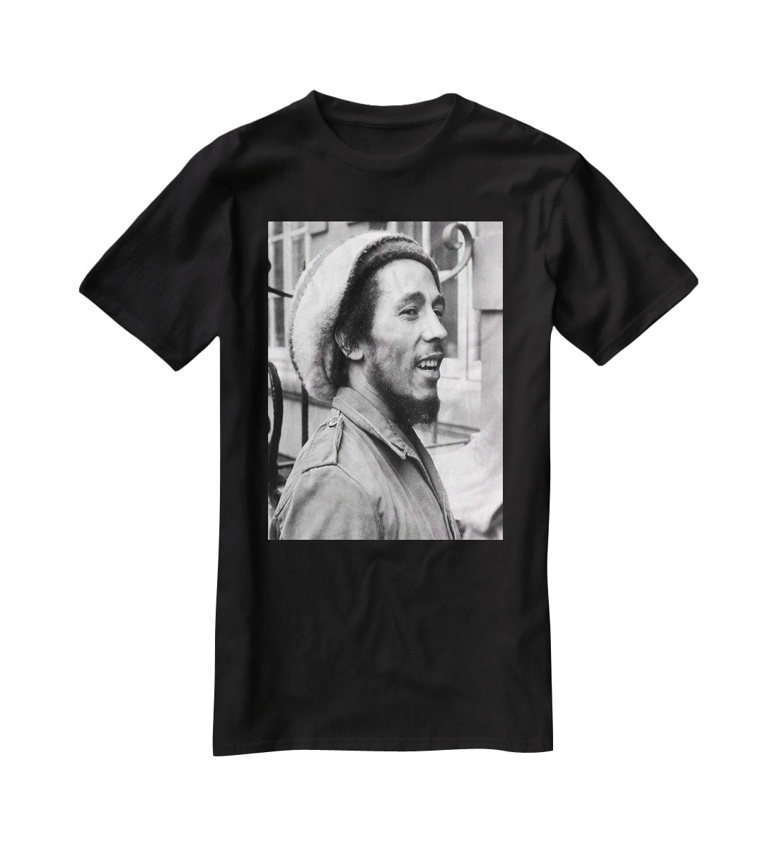 Bob Marley in 1977 T-Shirt - Canvas Art Rocks - 1