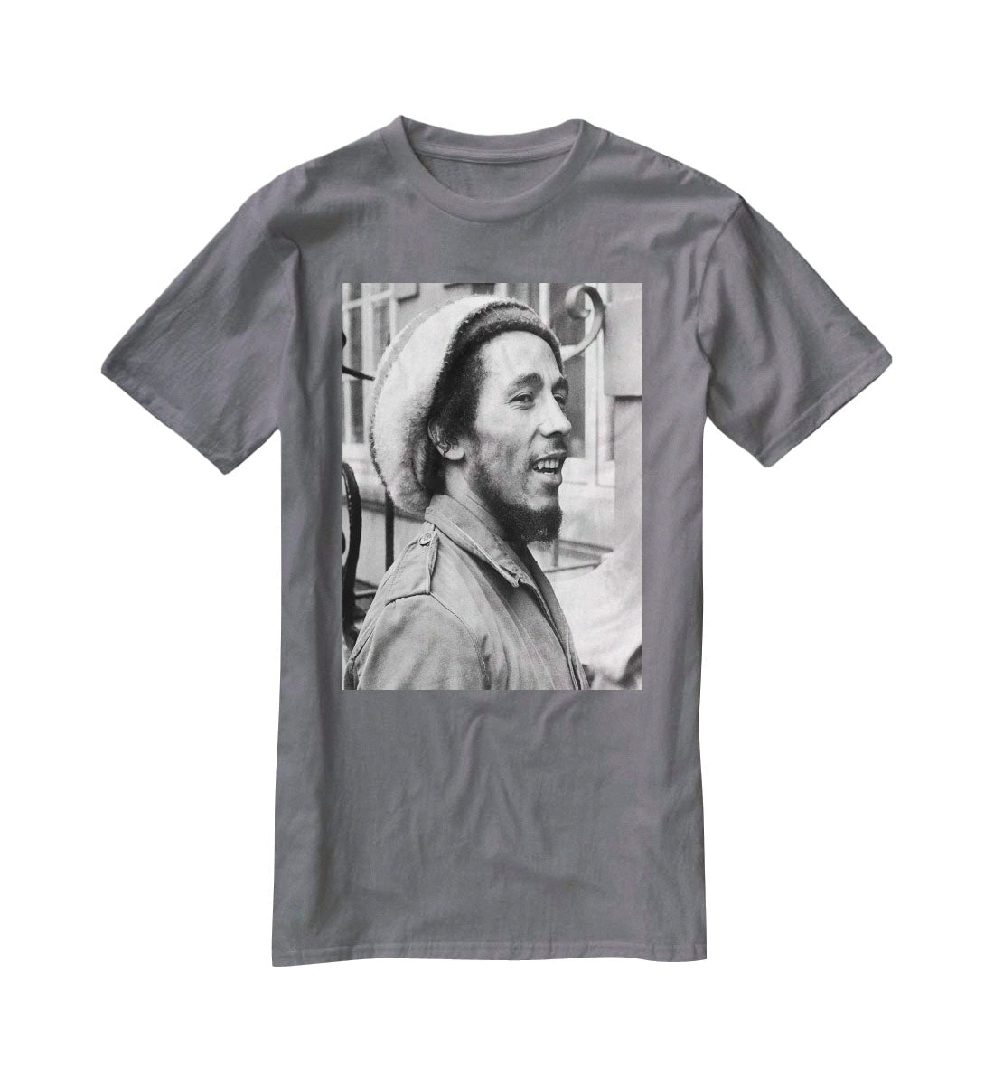 Bob Marley in 1977 T-Shirt - Canvas Art Rocks - 3