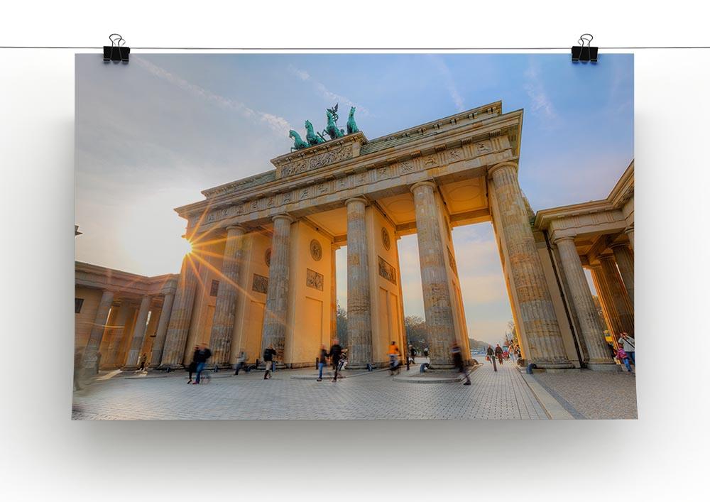Brandenburg gate Poster - Unframed