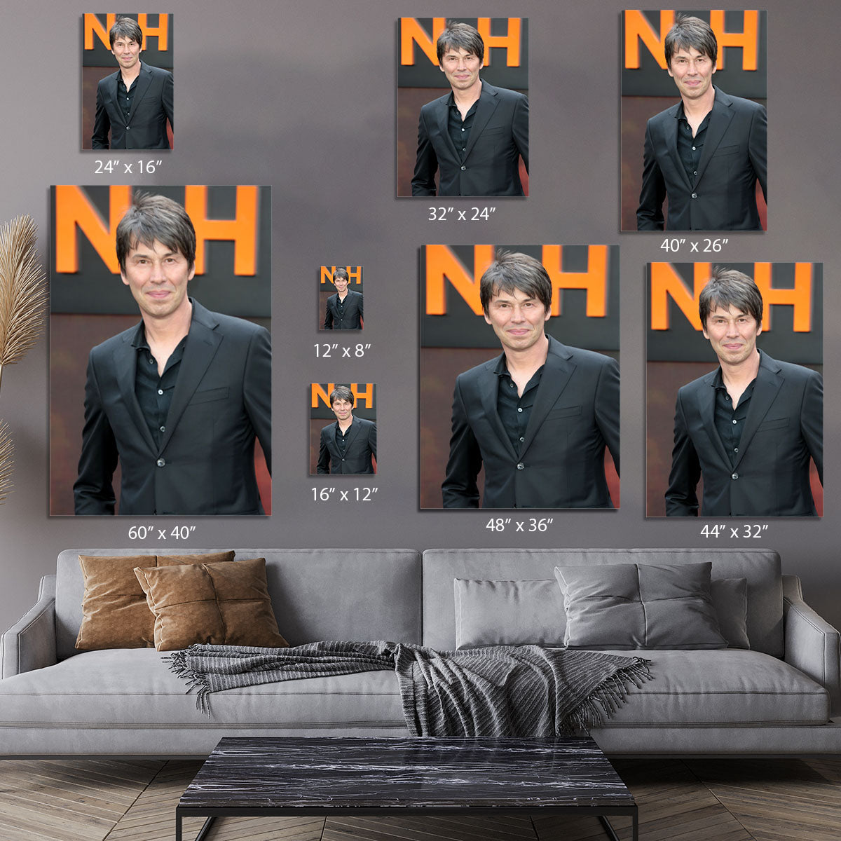 Brian Cox at the Oppenheimer premiere Canvas Print or Poster - Canvas Art Rocks - 7