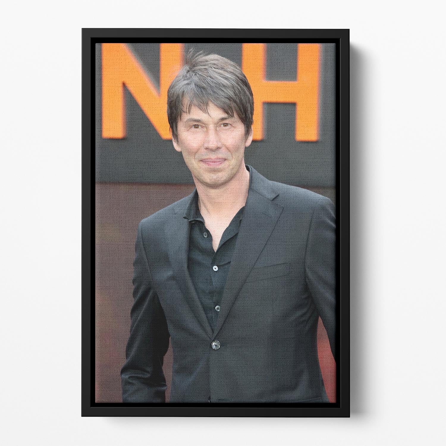 Brian Cox at the Oppenheimer premiere Floating Framed Canvas - Canvas Art Rocks - 2
