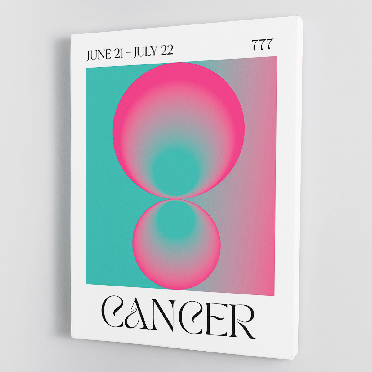 Cancer Zodiac Nurturing Art Canvas Print or Poster - Canvas Art Rocks - 1