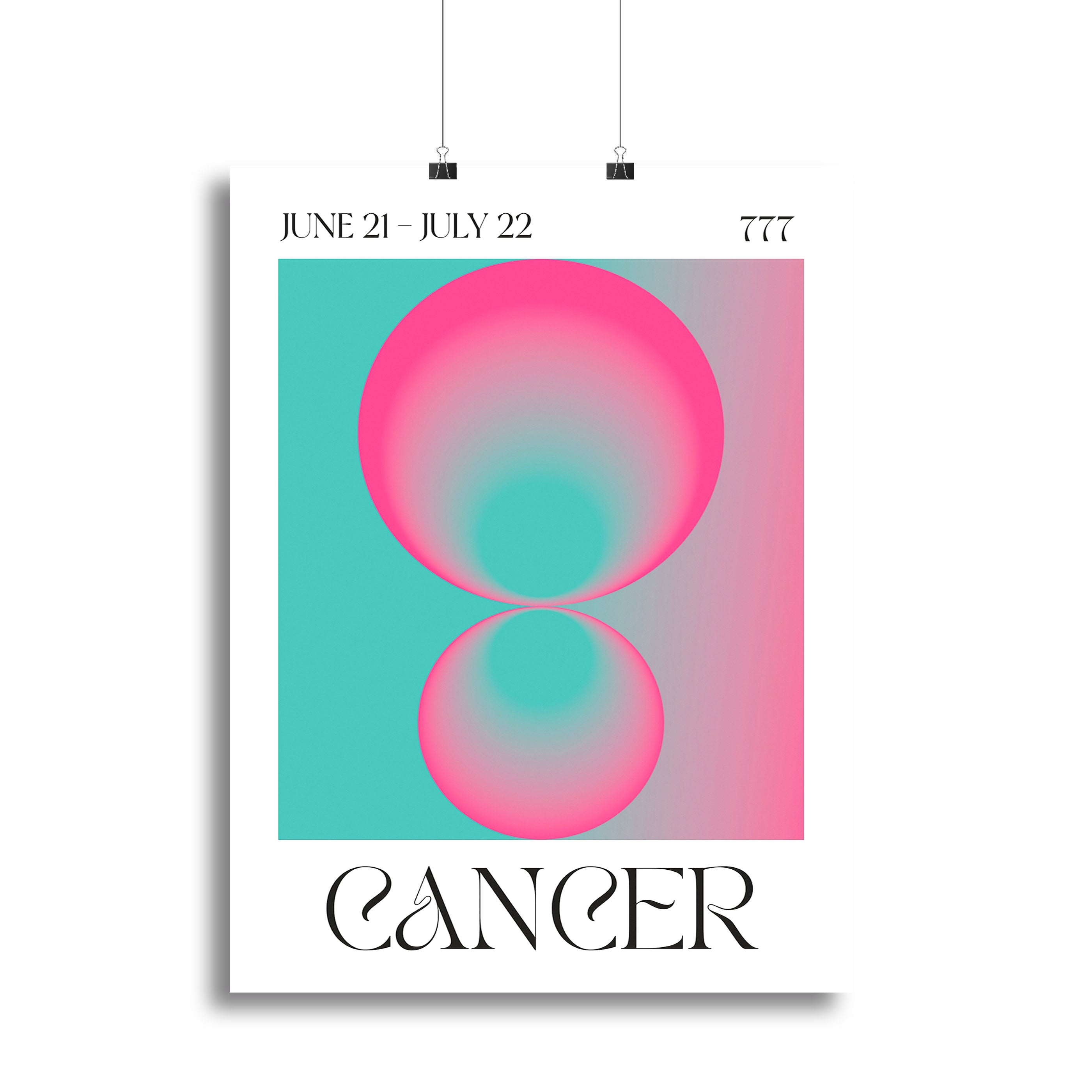 Cancer Zodiac Nurturing Art Canvas Print or Poster - Canvas Art Rocks - 2