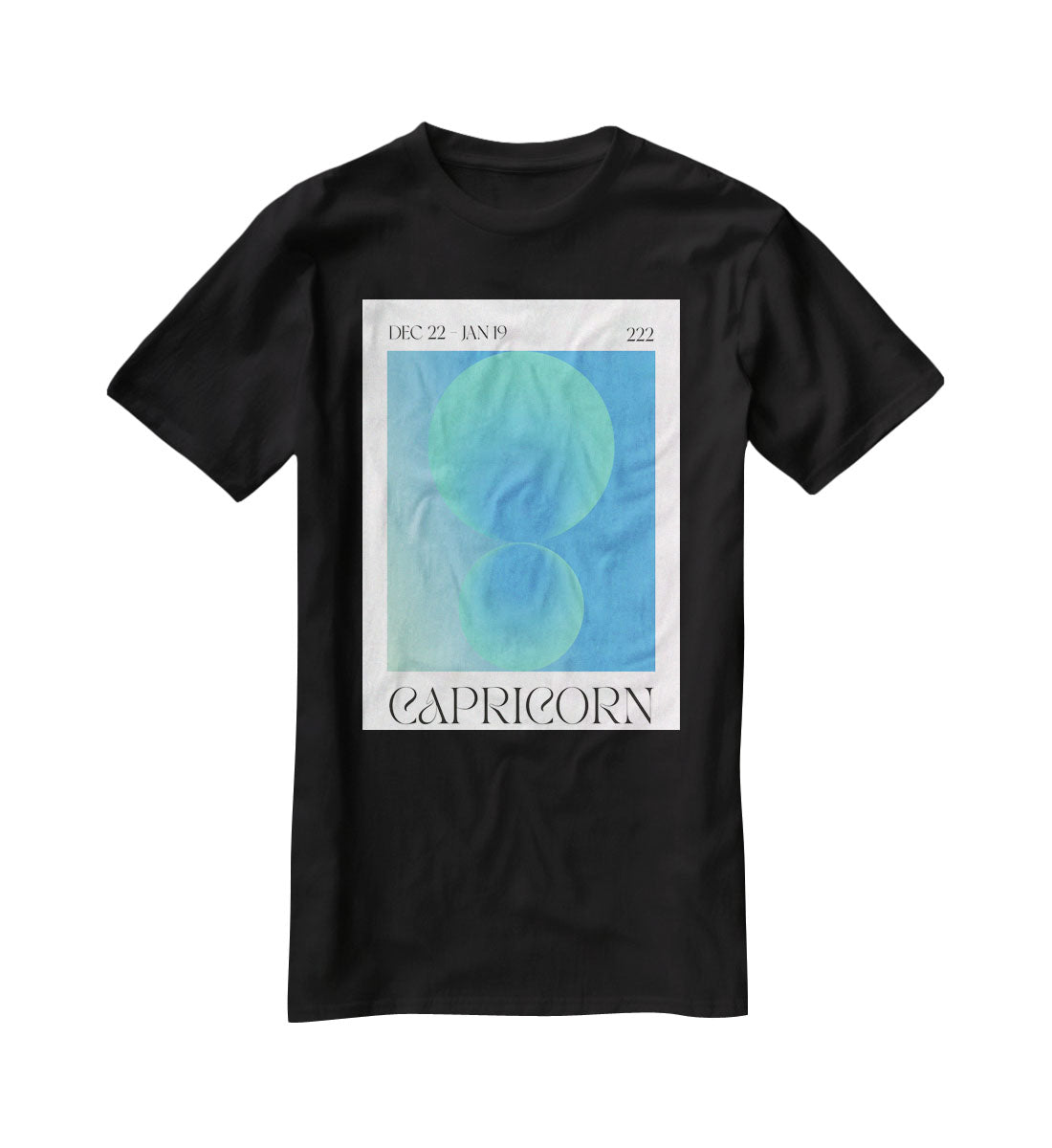 Capricorn Galactic Energy Art T-Shirt - Canvas Art Rocks - 1