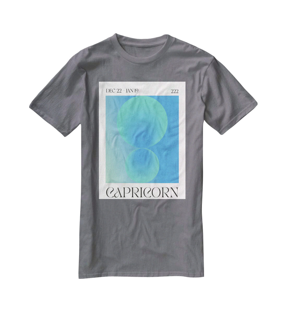 Capricorn Galactic Energy Art T-Shirt - Canvas Art Rocks - 3