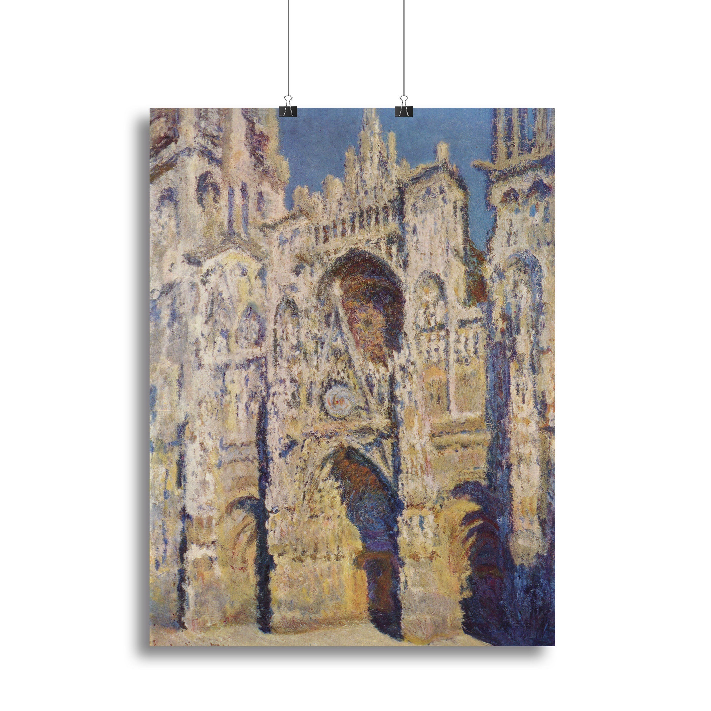 Cathedral at Rouen by Monet Poster - Unframed