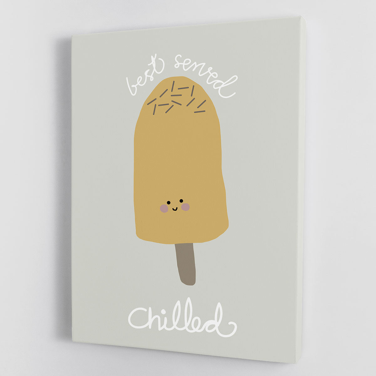 Chilled Ice Cream Canvas Print or Poster - 1x - 1