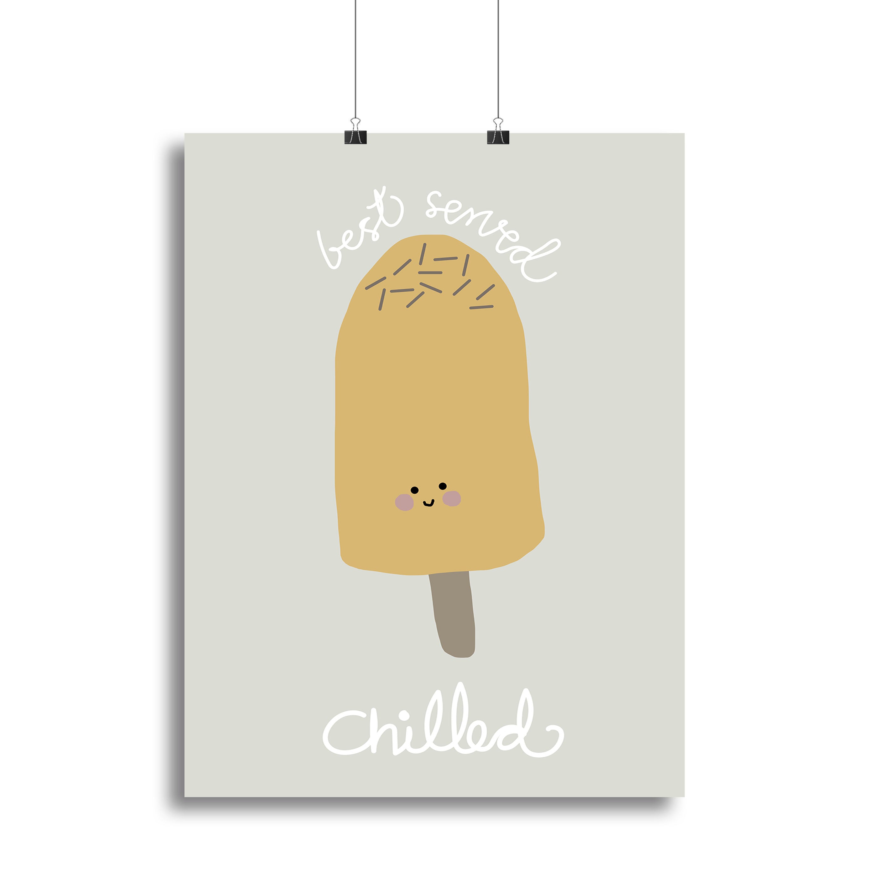 Chilled Ice Cream Canvas Print or Poster - 1x - 2