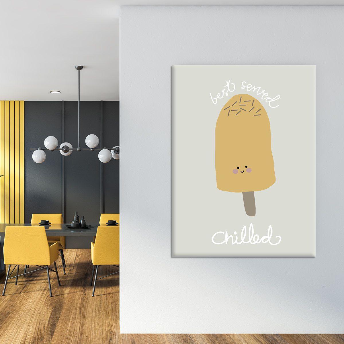 Chilled Ice Cream Canvas Print or Poster - 1x - 4