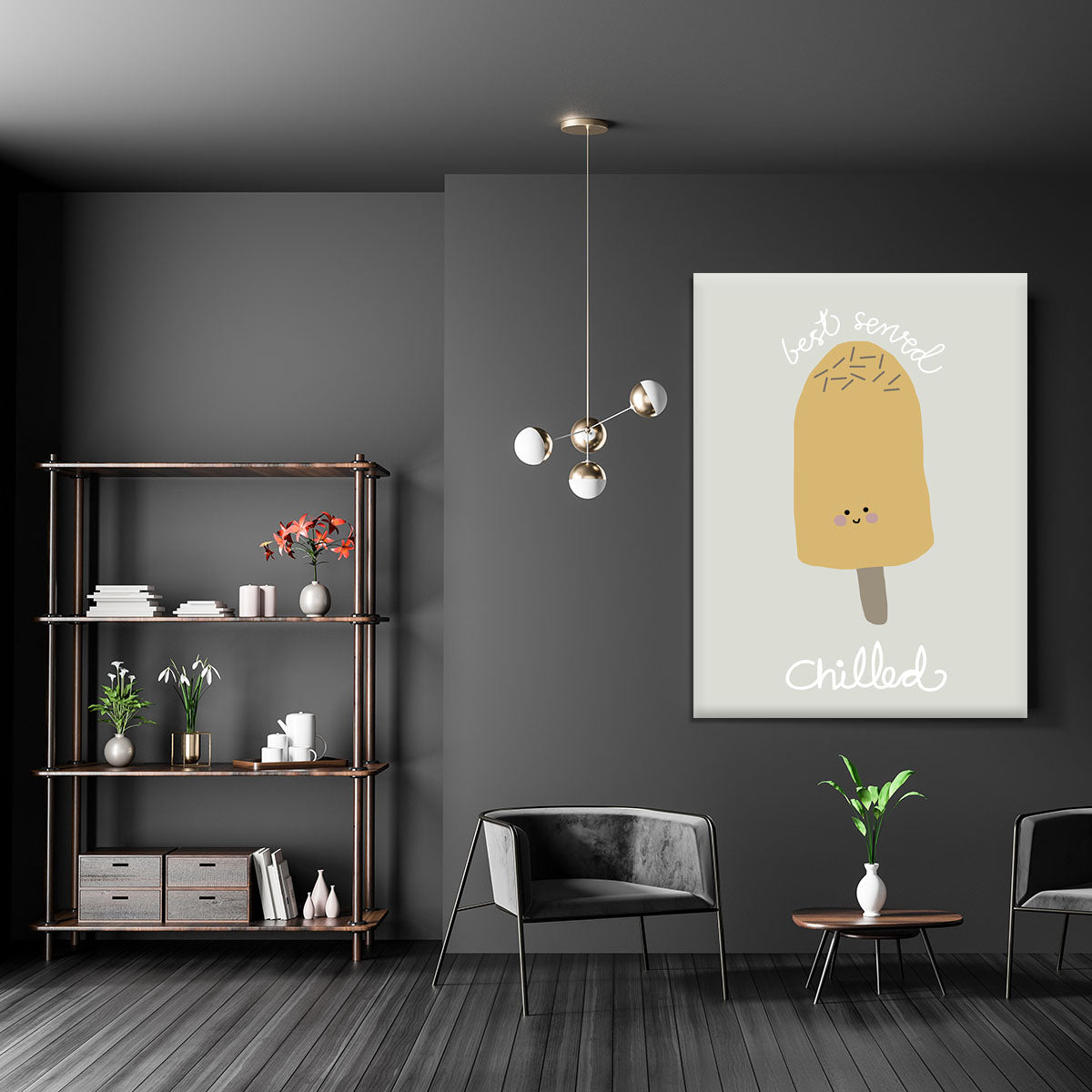 Chilled Ice Cream Canvas Print or Poster - 1x - 5