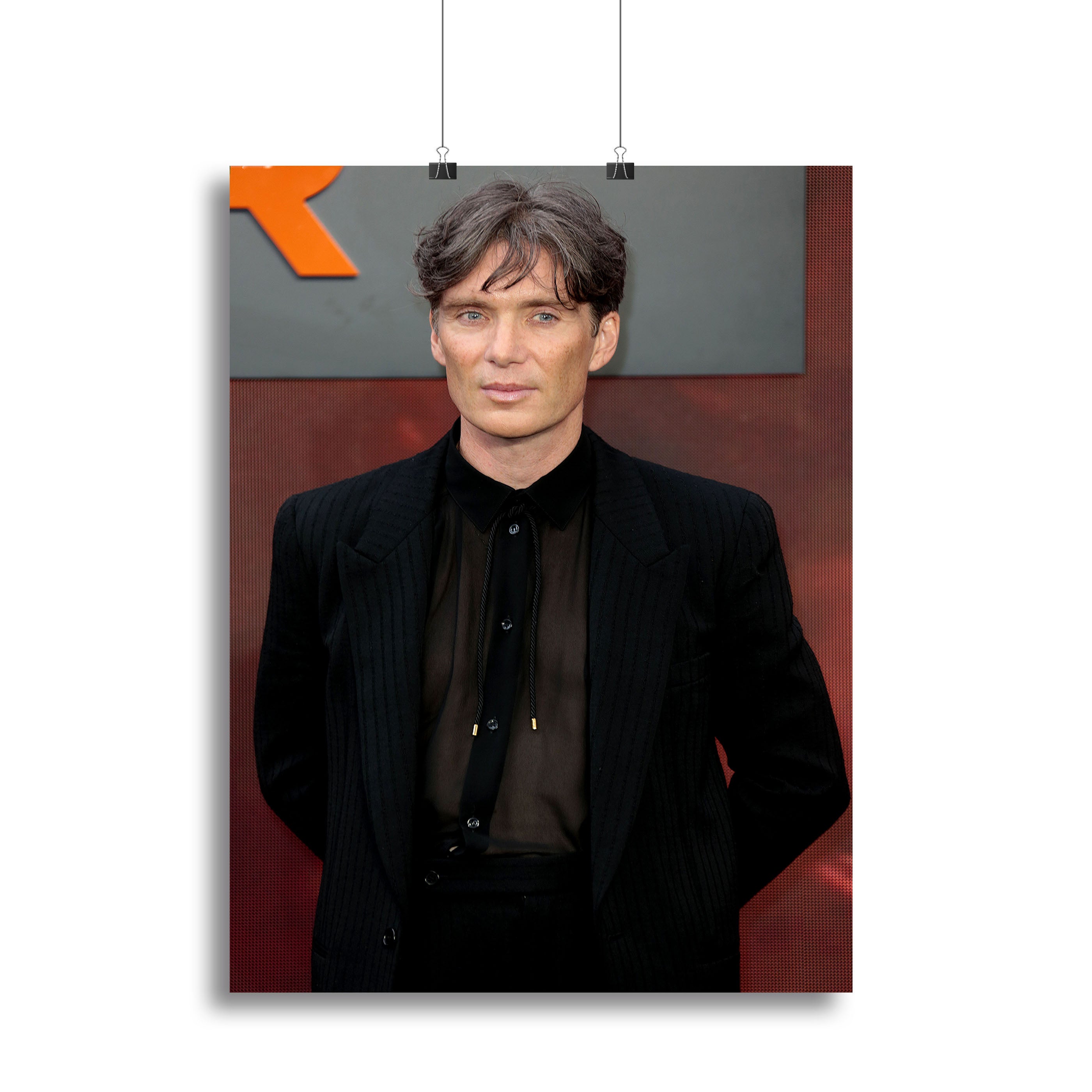 Cillian Murphy at the Oppenheimer Premiere Canvas Print or Poster - Canvas Art Rocks - 2