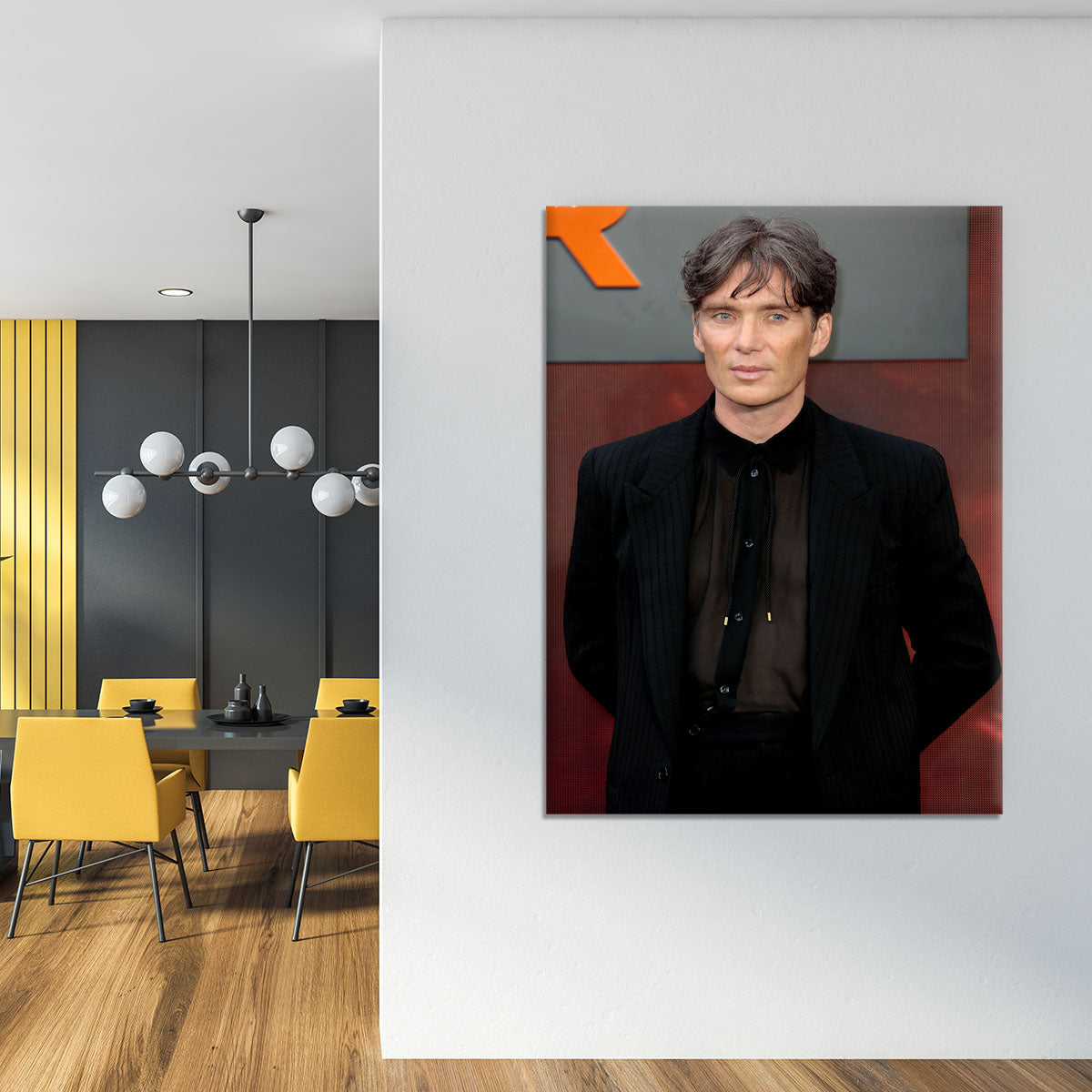 Cillian Murphy at the Oppenheimer Premiere Canvas Print or Poster - Canvas Art Rocks - 4