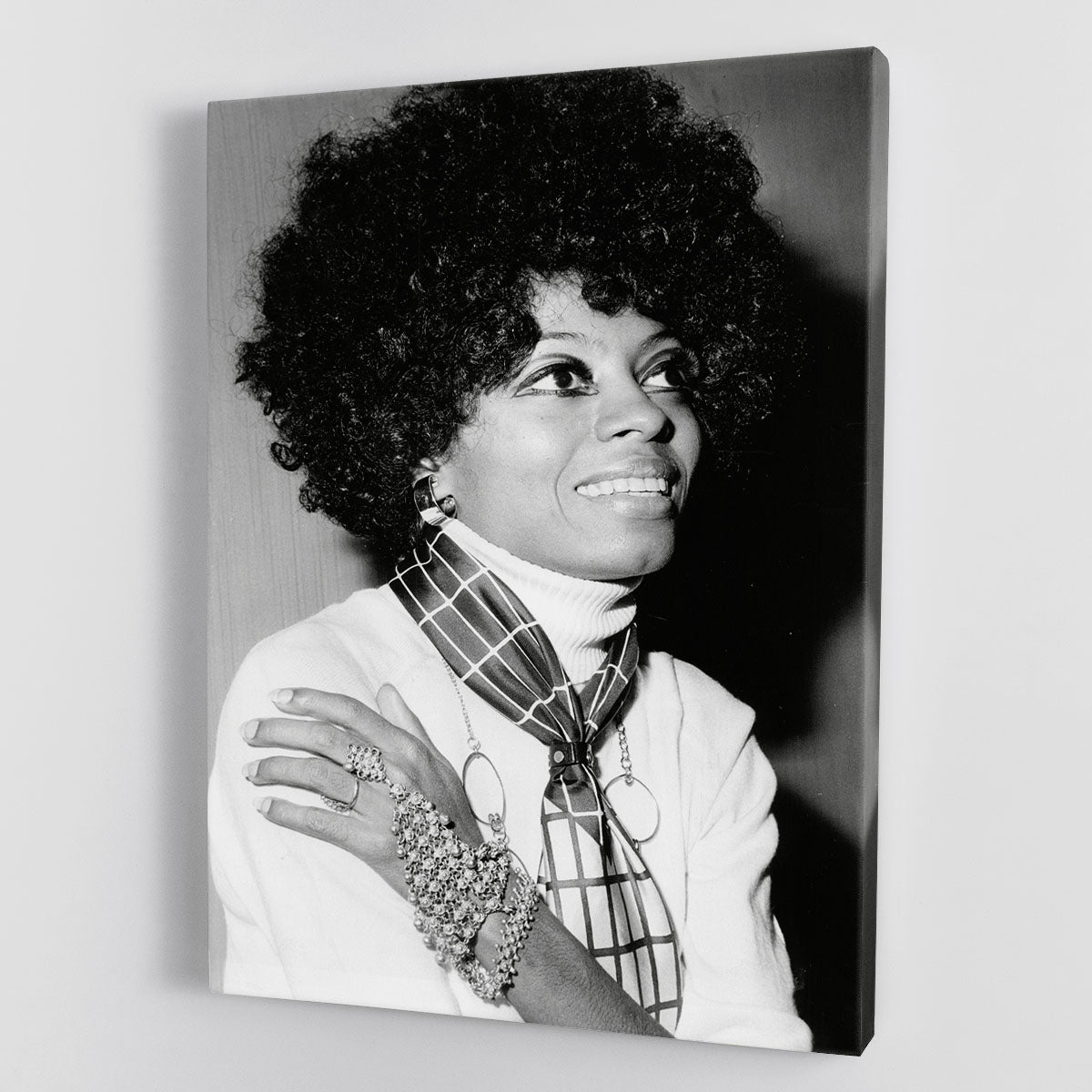 Diana Ross in 1968 Canvas Print or Poster - Canvas Art Rocks - 1
