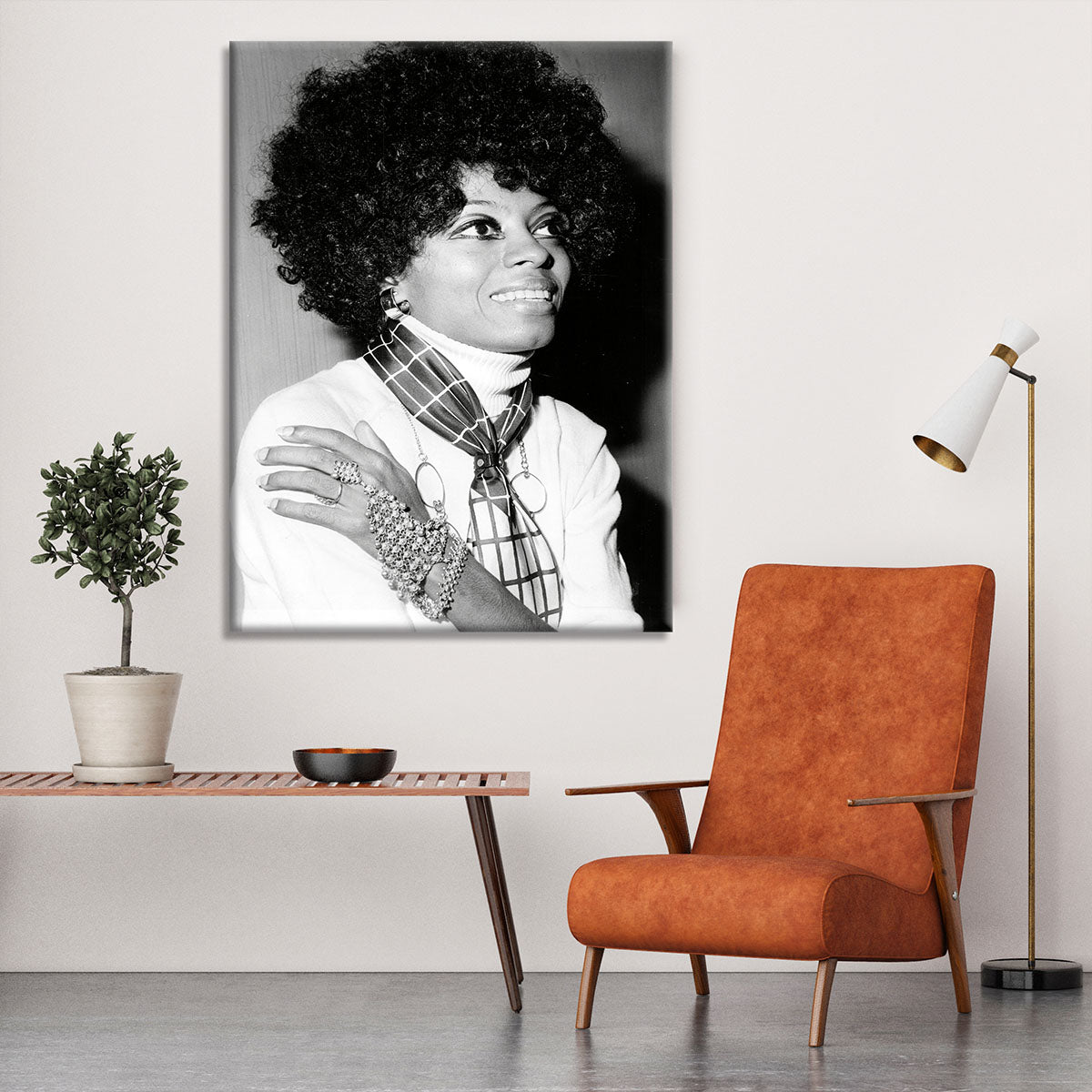 Diana Ross in 1968 Canvas Print or Poster - Canvas Art Rocks - 6