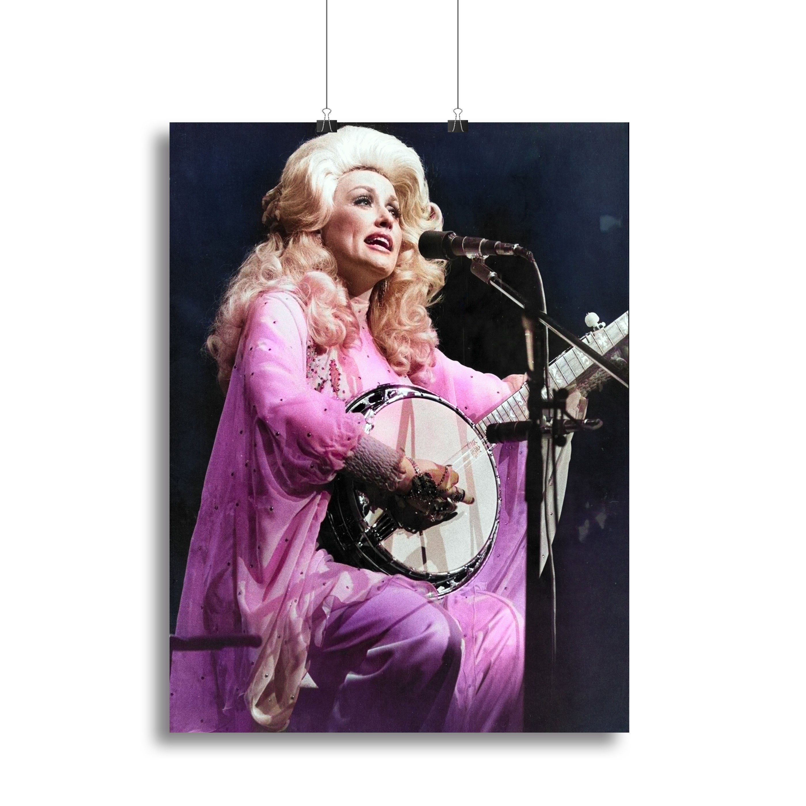 Dolly Parton Performing Canvas Print or Poster - Canvas Art Rocks - 2