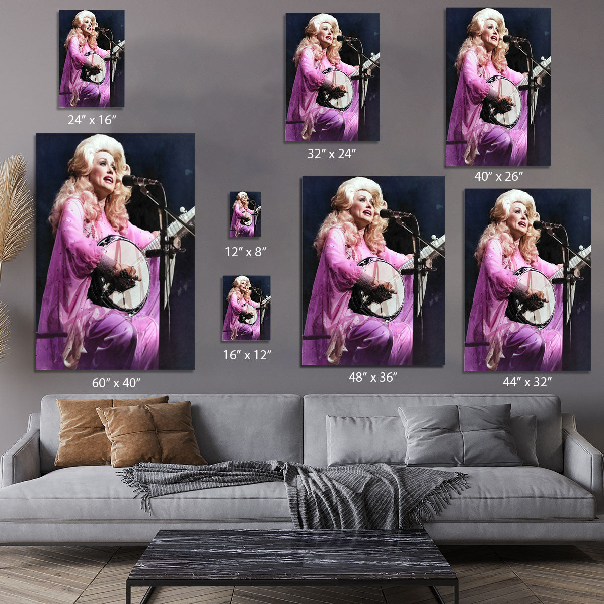 Dolly Parton Performing Canvas Print or Poster - Canvas Art Rocks - 7