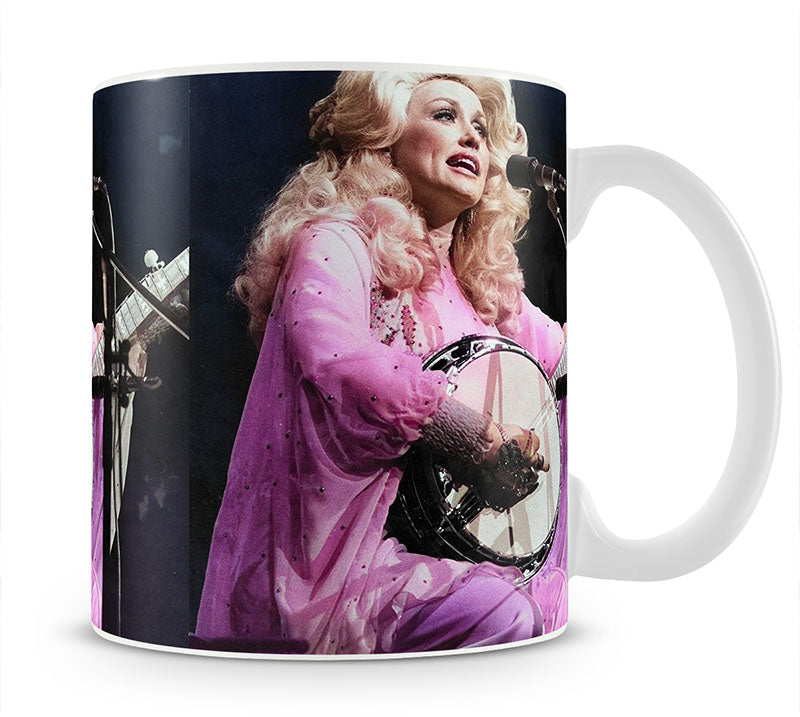 Dolly Parton Performing Mug - Canvas Art Rocks - 1