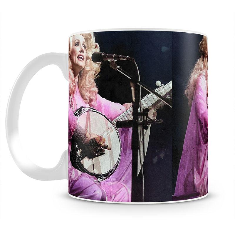 Dolly Parton Performing Mug - Canvas Art Rocks - 1