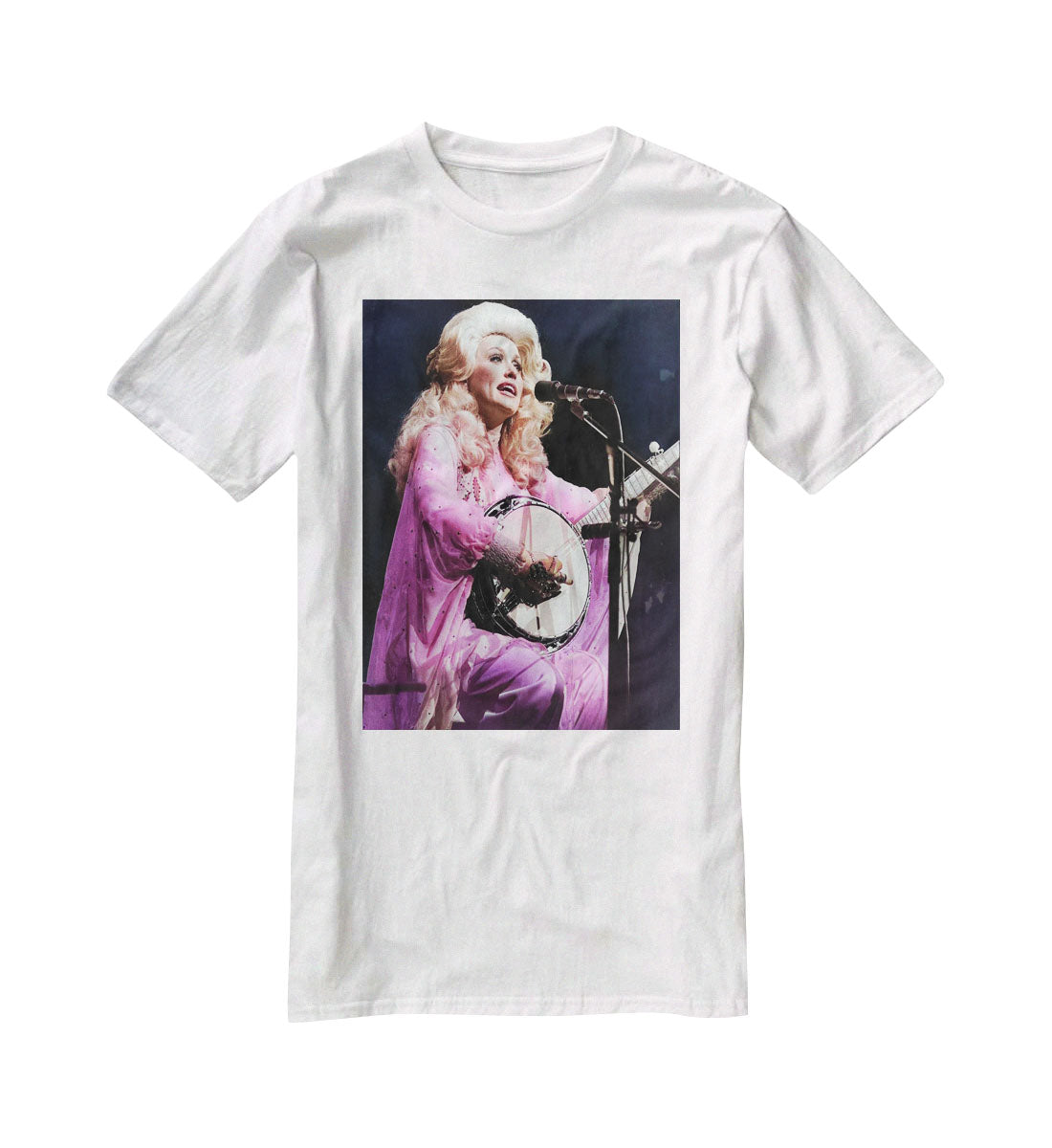 Dolly Parton Performing T-Shirt - Canvas Art Rocks - 5