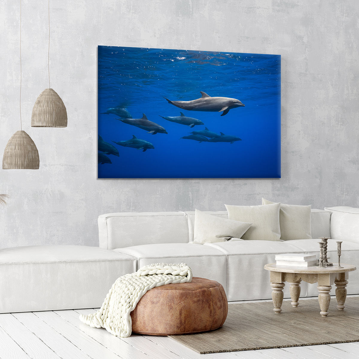 Dolphins Canvas Print or Poster - 1x - 6