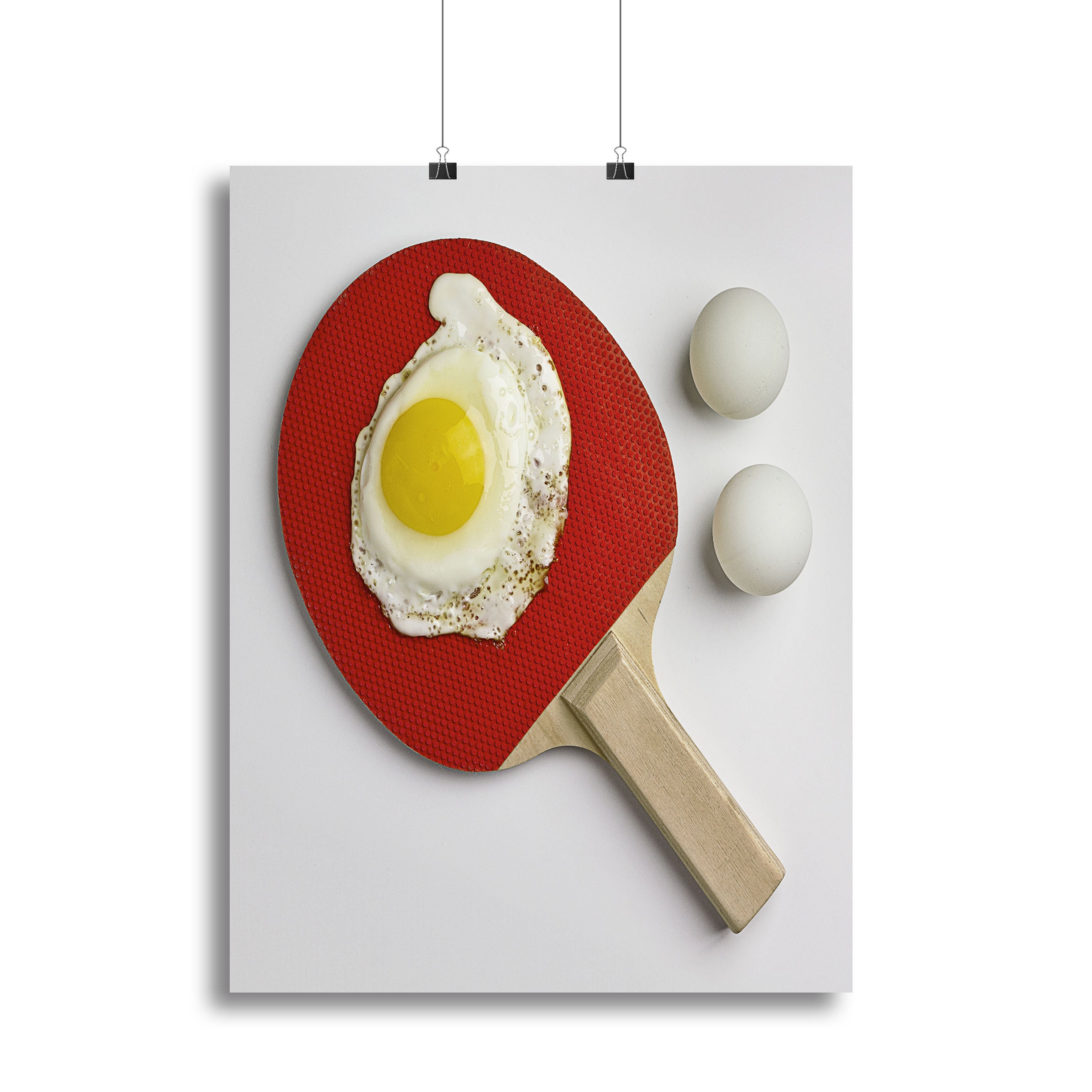 Egg Ping Pong Canvas Print or Poster - 1x - 2