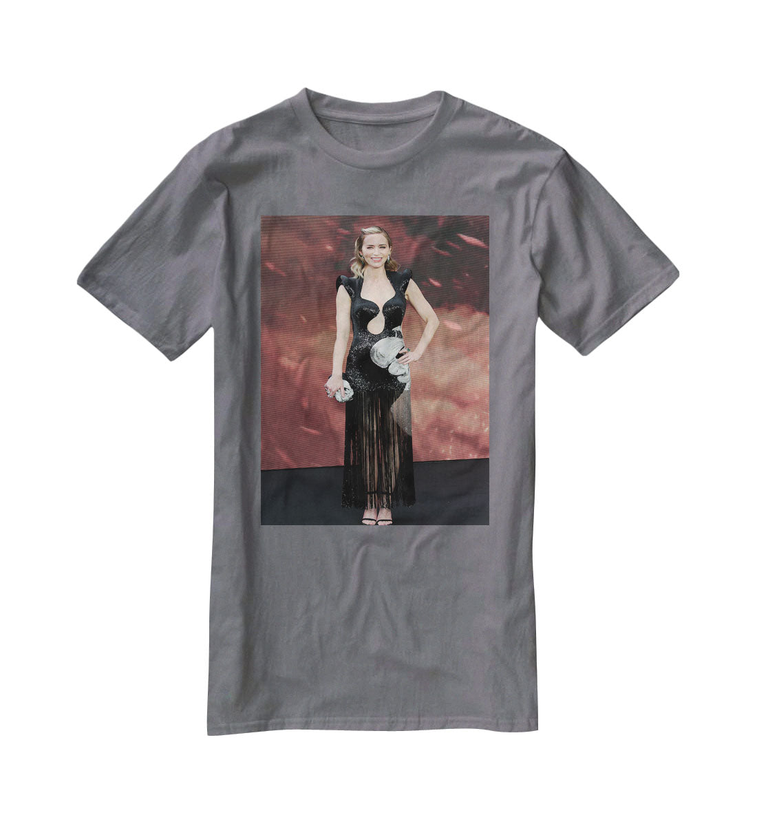 Emily Blunt at the Oppenheimer Premiere T-Shirt - Canvas Art Rocks - 3