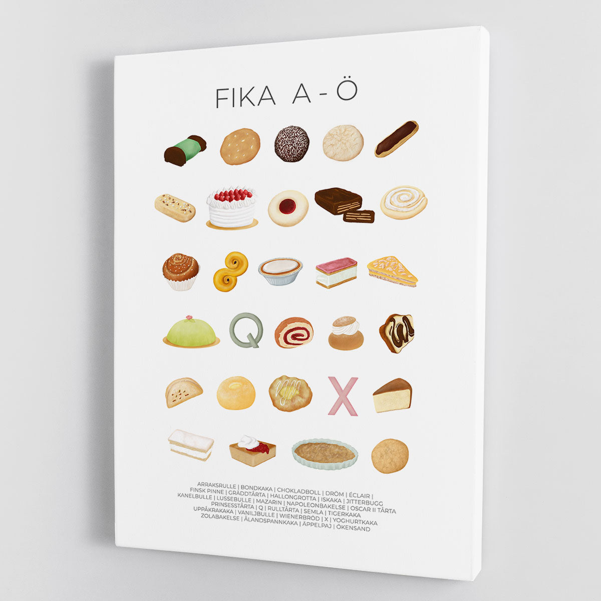 FIKA A A Canvas Print or Poster - Canvas Art Rocks - 1