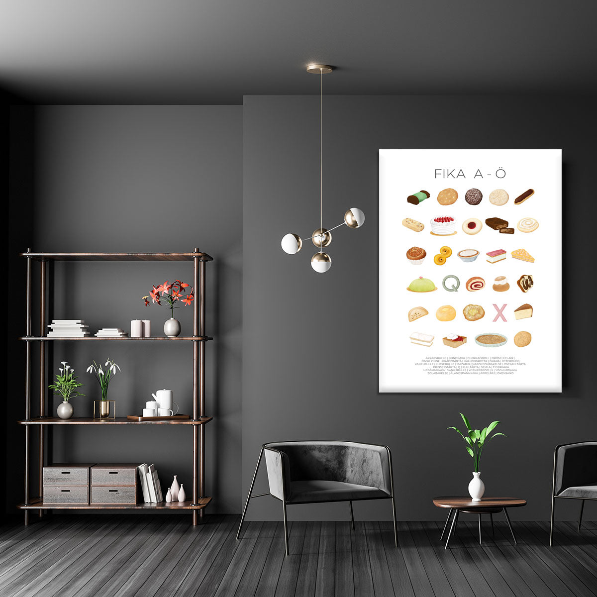 FIKA A A Canvas Print or Poster - Canvas Art Rocks - 5
